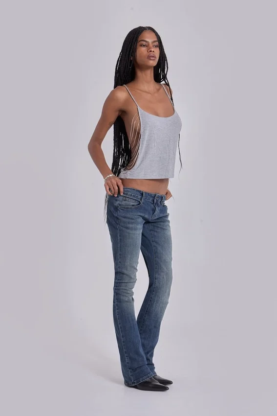 Jeans bootcut Cooper bleu moyen