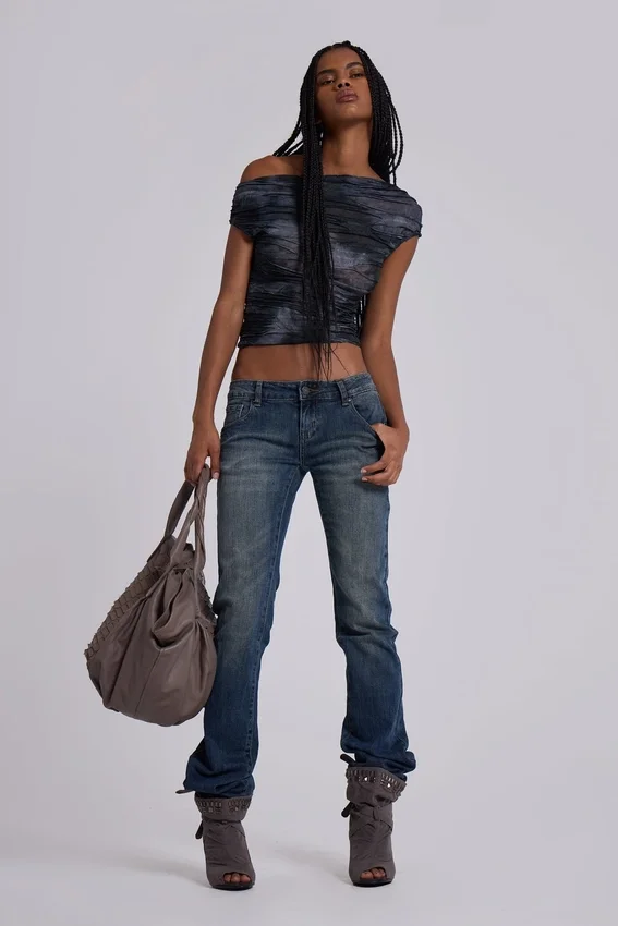 Jeans bootcut Cooper bleu moyen