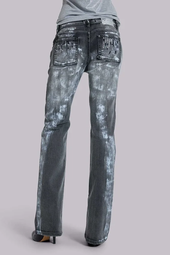 Jeans bootcut Cooper à paillettes