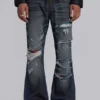 Jeans bootcut « Cross Chain » Blue Drift