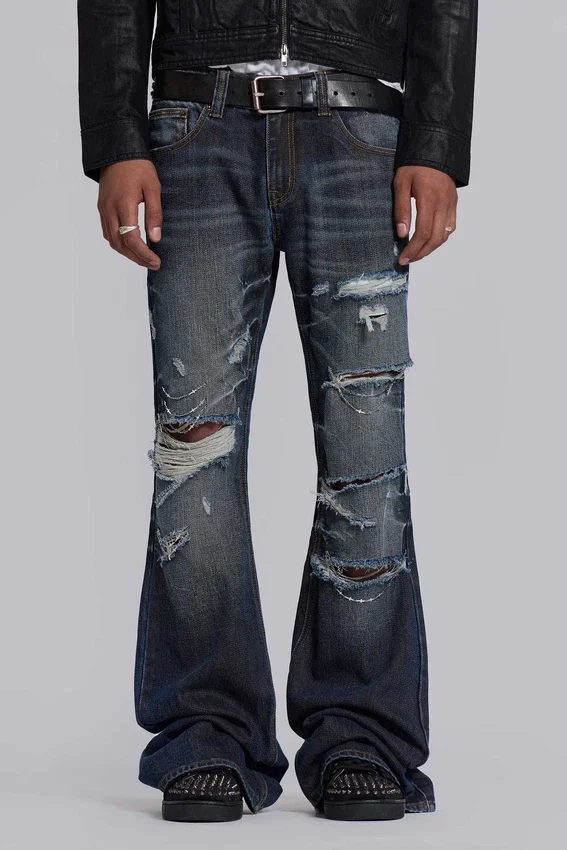 Jeans bootcut « Cross Chain » Blue Drift