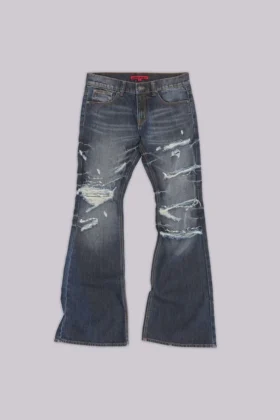 Jeans bootcut « Cross Chain » Blue Drift