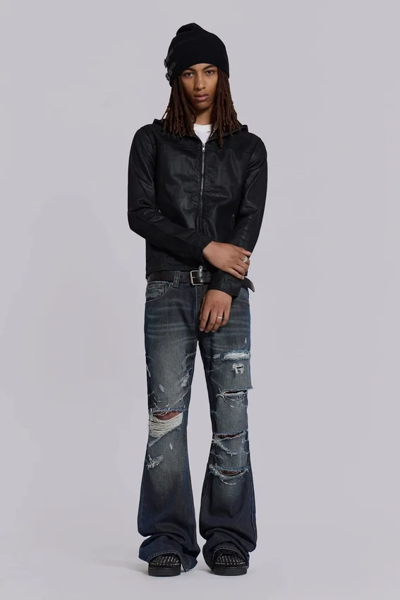 Jeans bootcut « Cross Chain » Blue Drift