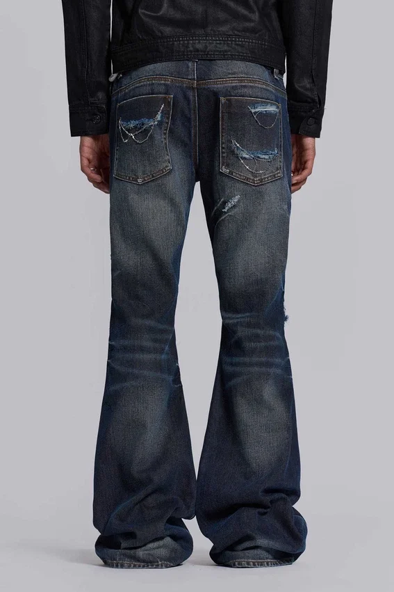 Jeans bootcut « Cross Chain » Blue Drift
