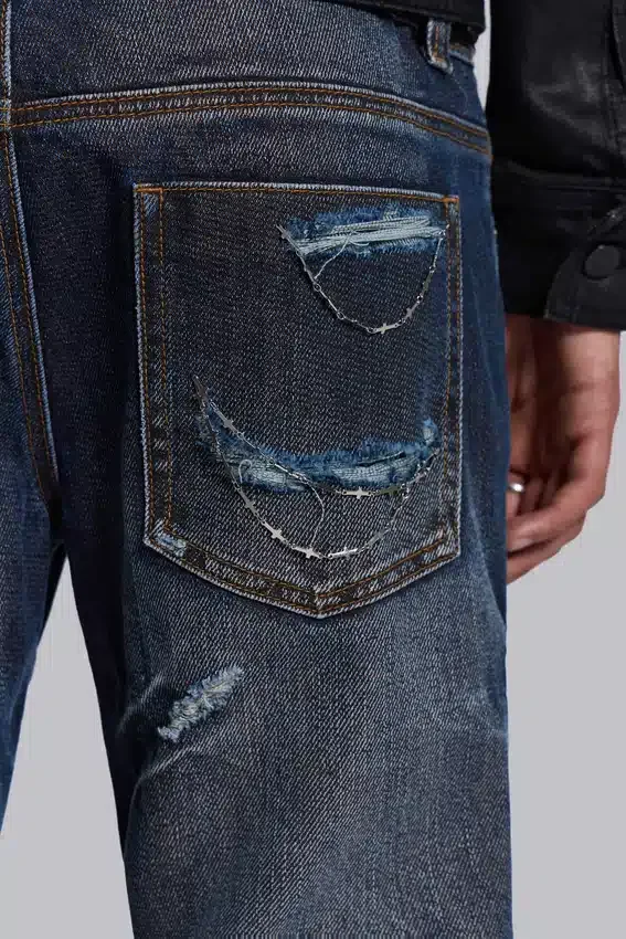 Jeans bootcut « Cross Chain » Blue Drift
