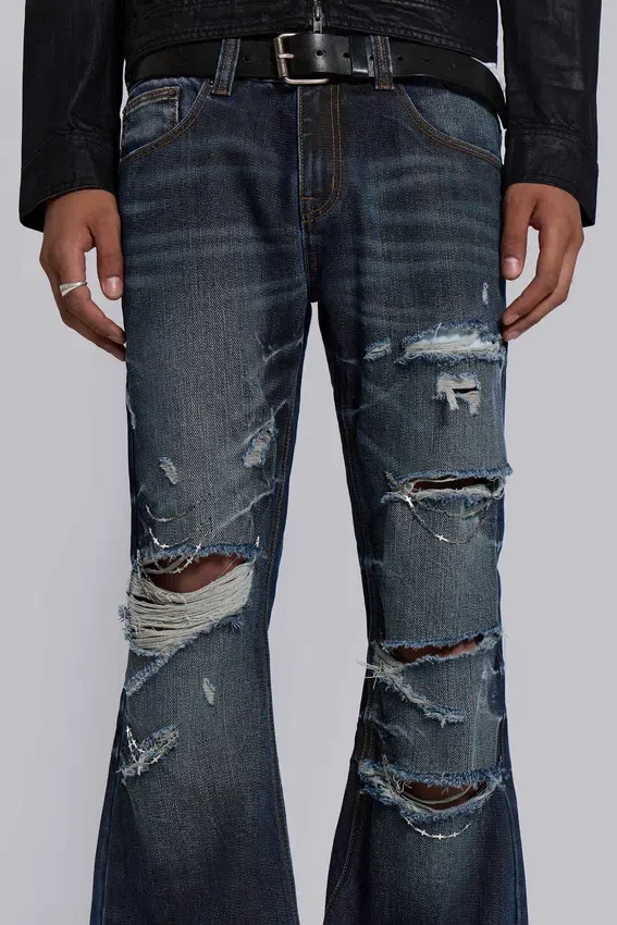 Jeans bootcut « Cross Chain » Blue Drift