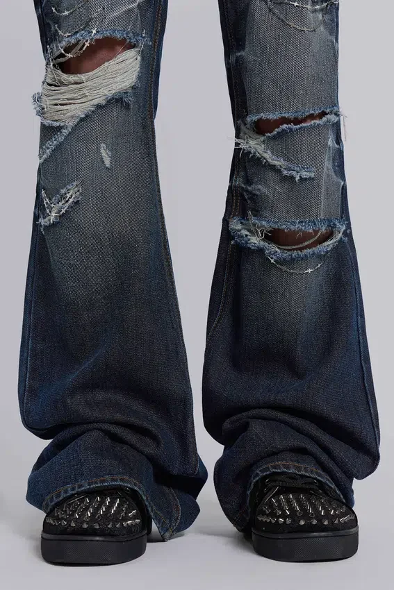 Jeans bootcut « Cross Chain » Blue Drift