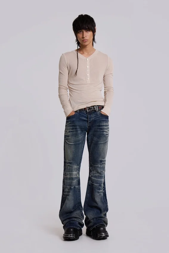 Jeans bootcut Drift bleu moyen
