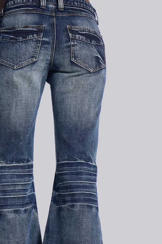 Jeans bootcut Drift bleu moyen