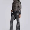 Jeans bootcut « Drift » noir délavé