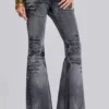 Jeans bootcut « Drift » noir délavé