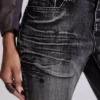 Jeans bootcut « Drift » noir délavé