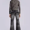 Jeans bootcut « Drift » noir délavé