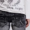 Jeans bootcut « Drift » noir délavé