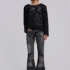 Jeans bootcut « Drift » noir délavé
