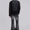 Jeans bootcut « Drift » noir délavé