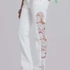 Jeans bootcut en dentelle Cooper