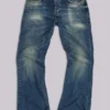 Jeans bootcut « Jude » bleu délavé moyen