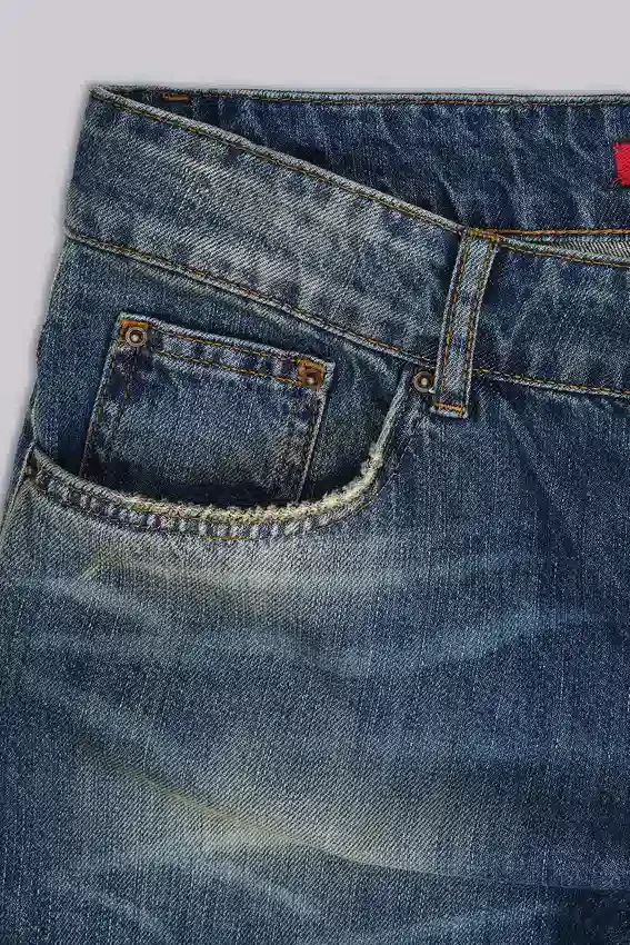 Jeans bootcut « Jude » bleu délavé moyen