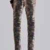 Jeans bootcut Leona Cooper à imprimé tigre