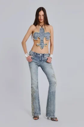 Jeans bootcut Madison orné de Rock Revival