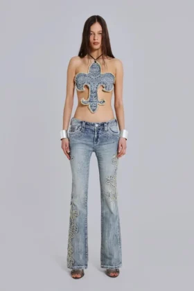 Jeans bootcut Madison orné de Rock Revival
