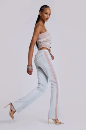Jeans bootcut Nadia en cuivre