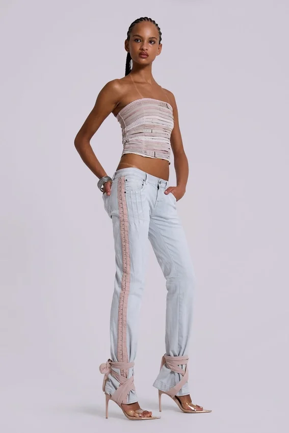 Jeans bootcut Nadia en cuivre