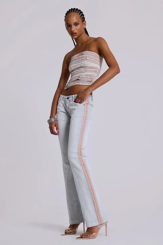 Jeans bootcut Nadia en cuivre
