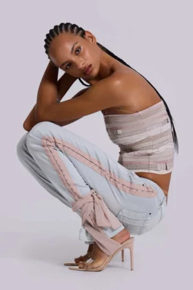 Jeans bootcut Nadia en cuivre