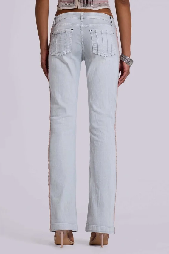 Jeans bootcut Nadia en cuivre