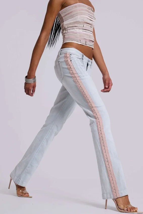 Jeans bootcut Nadia en cuivre