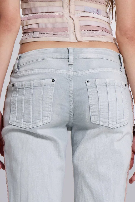 Jeans bootcut Nadia en cuivre