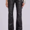Jeans bootcut noir Cooper en PU