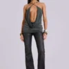 Jeans bootcut noir Cooper en PU