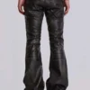 Jeans bootcut PU Drift noir délavé