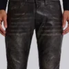 Jeans bootcut PU Drift noir délavé