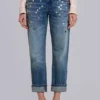 Jeans court Cooper orné