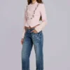 Jeans court Cooper orné