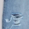 Jeans de charpentier bleu vintage délavé