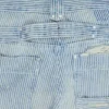 Jeans de charpentier à double genou à fines rayures