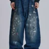 Jeans de charpentier Splatter Cinch