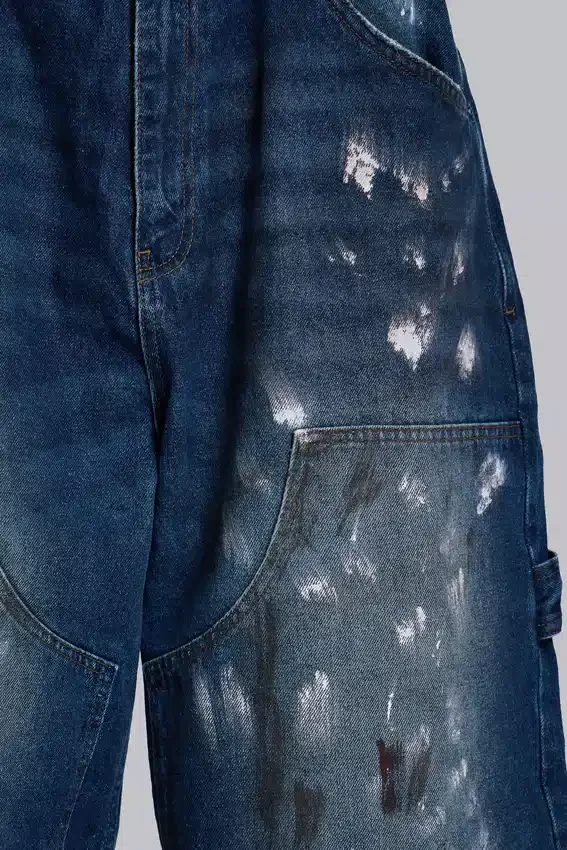 Jeans de charpentier Splatter Cinch