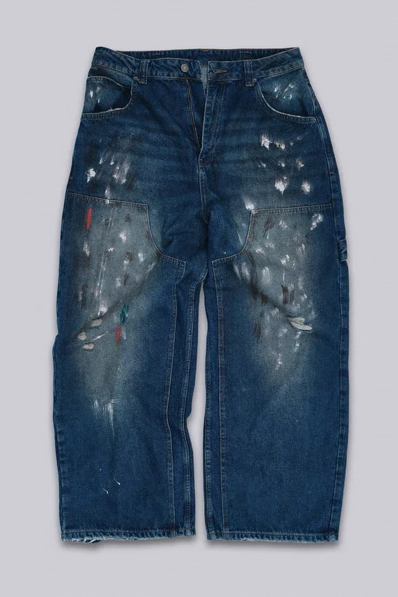Jeans de charpentier Splatter Cinch