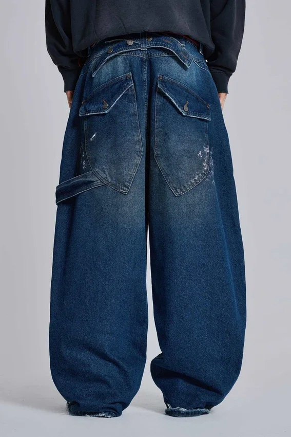 Jeans de charpentier Splatter Cinch