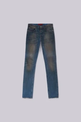 Jeans « Drain » délavés sales