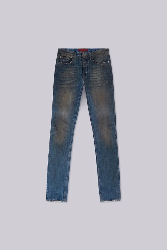 Jeans « Drain » délavés sales