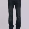 Jeans « Drain » noir délavé