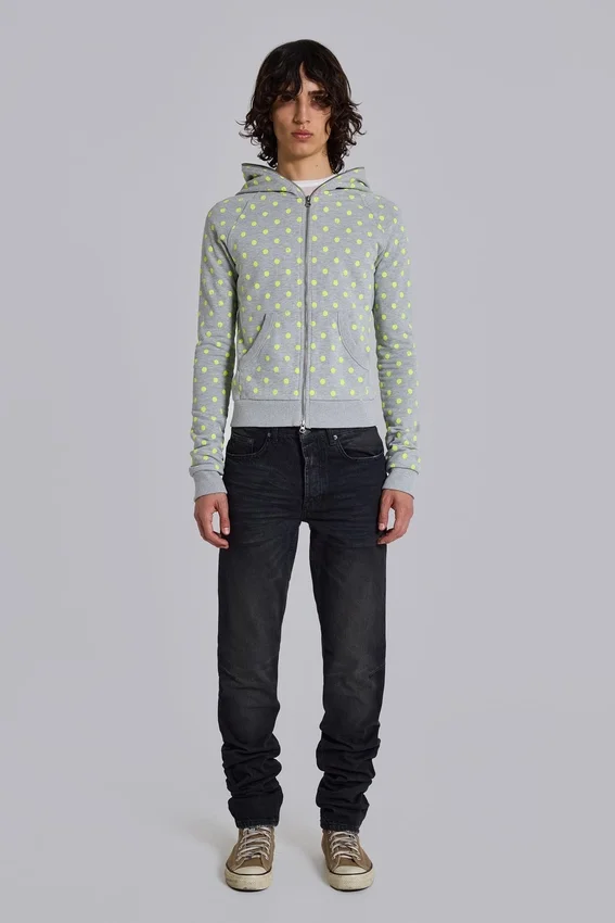 Jeans « Drain » noir délavé