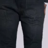 Jeans « Drain » noir délavé